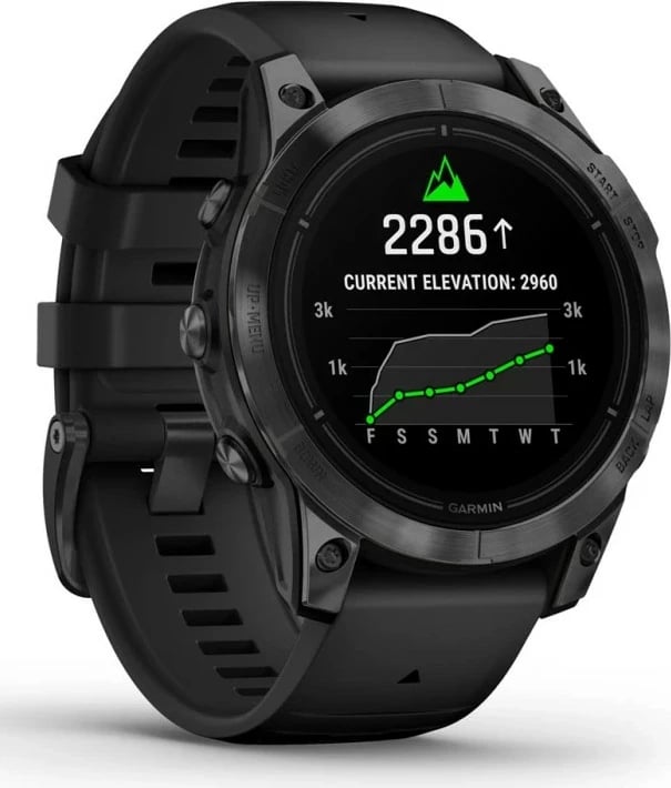 Smartwatch Garmin epix Pro (Gen 2), 32 GB, AMOLED, e zezë