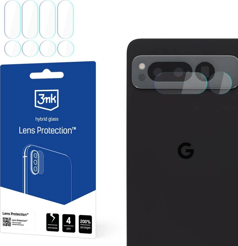 Mbrojtës kamerë 3mk Protection për Google Pixel Fold (Front), xham hibrid