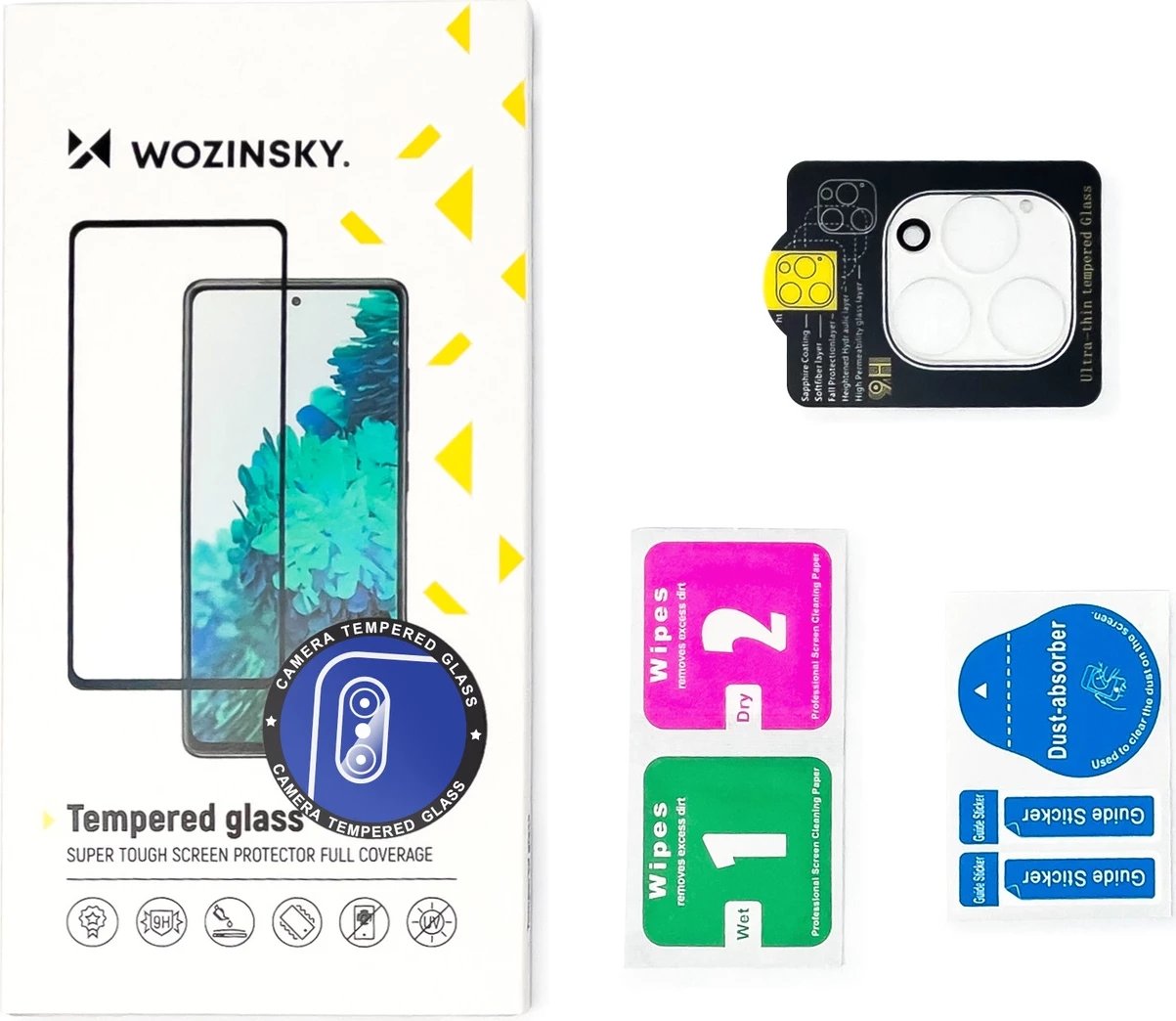 Xham mbrojtës kamerë Wozinsky për Xiaomi Redmi Note 14 Pro 5G, 2 copë, transparent