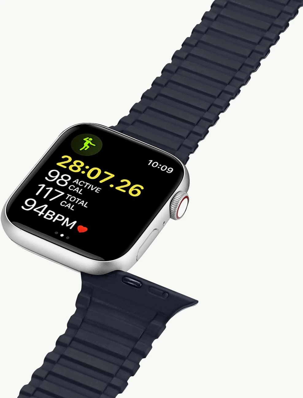 Rrip magnetik për Apple Watch Dux Ducis Armor, silikon, 38/40/41mm, Blu