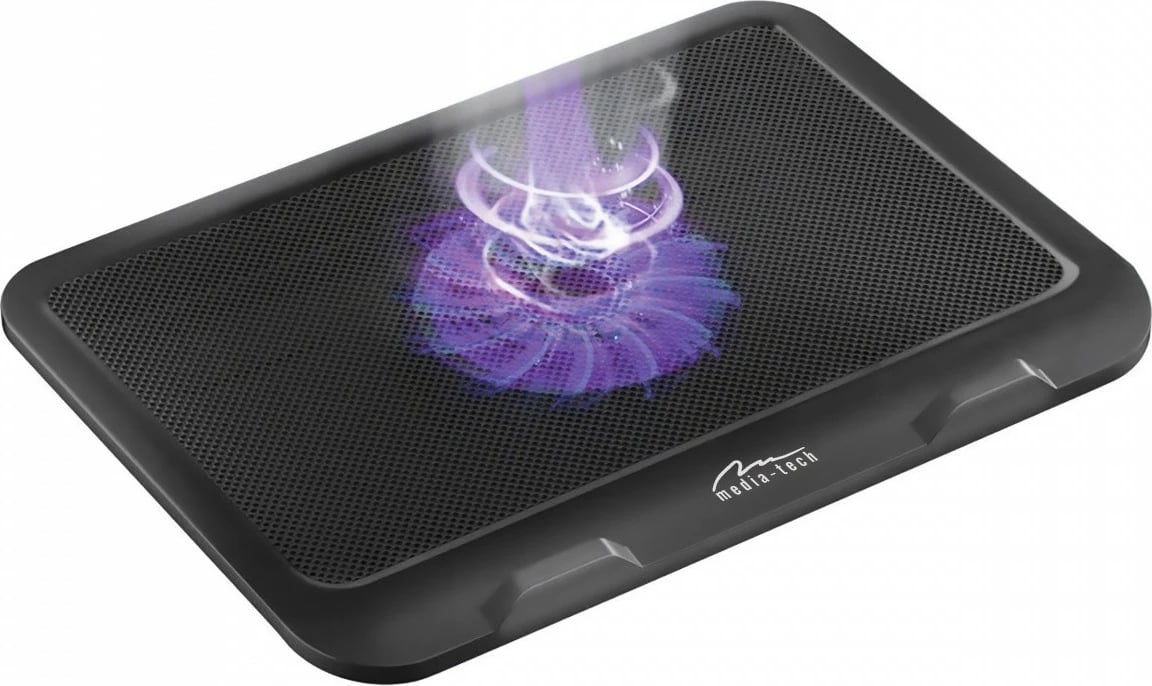 Pad ftohës për laptop Media-Tech MT2660, me ndriçim, i zi