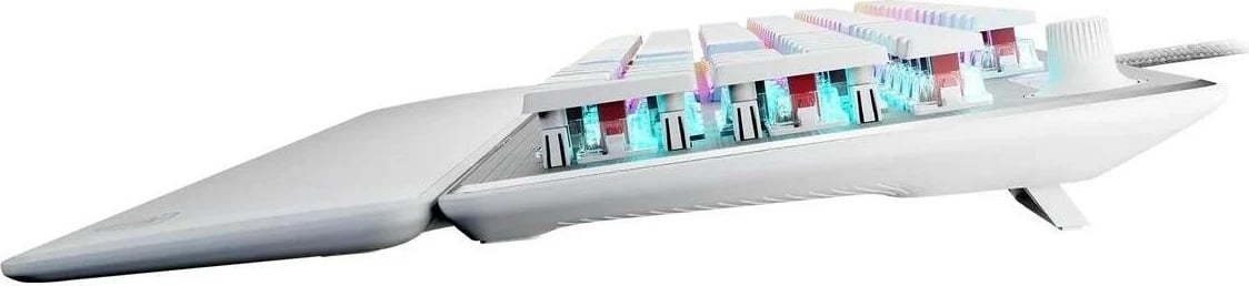 Tastierë Turtle Beach Vulcan II, e bardhë, mekanike, RGB