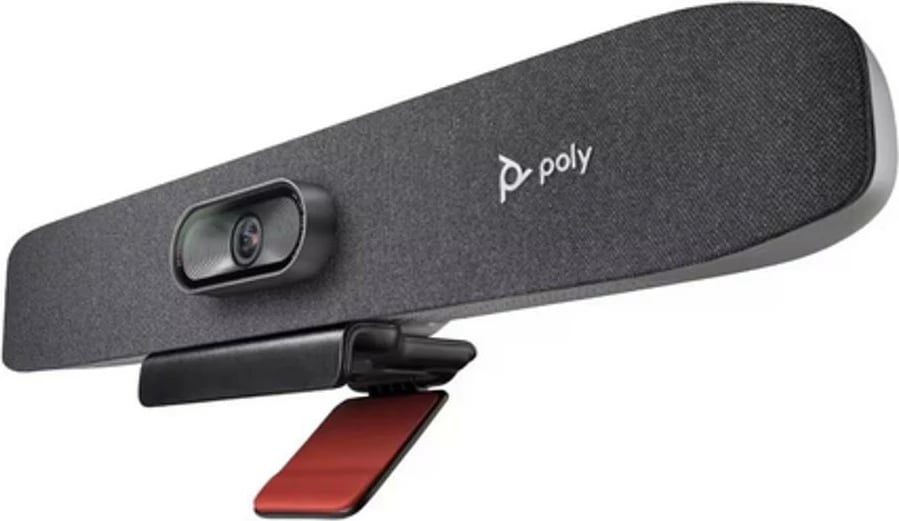 Video bar POLY Studio R30 4K 30fps USB kënd shikimi 120° me mikrofon dhe altoparlant, e zezë