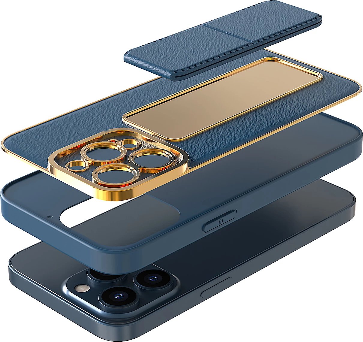 Mbështjellës Hurtel New Kickstand Case për iPhone 12 Pro, me qëndrim, e gjelbër
