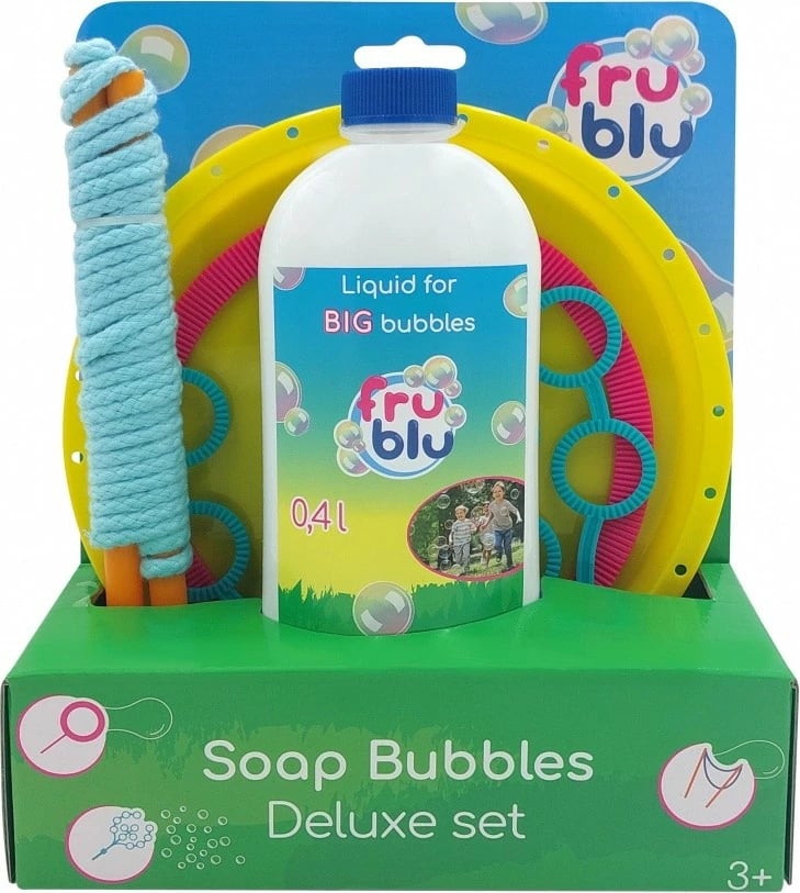 Set flluska sapuni FRU BLU Deluxe me 0.4L lëng, shumëngjyrësh