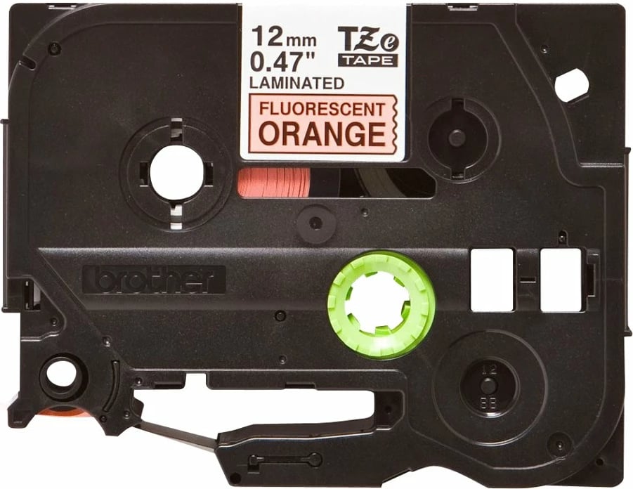 Kasetë etiketuese Brother TZe-N201, 3.5mm, tekst i zi në të bardhë, 8m