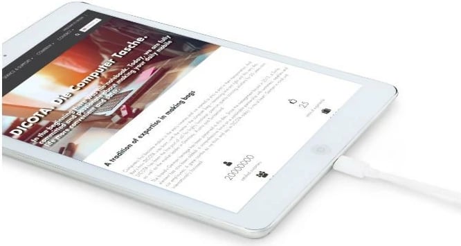 Karikues universal GaN DICOTA PRO 100W, 2x USB-C, 1x USB-A, i bardhë