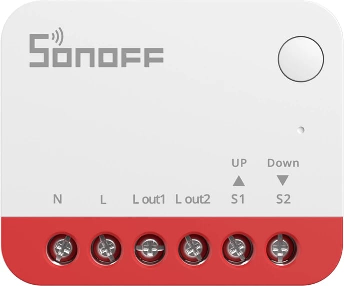 Ndërprerës smart Sonoff MINI-ZBRBS, ZigBee, për roleta elektrike, i bardhë