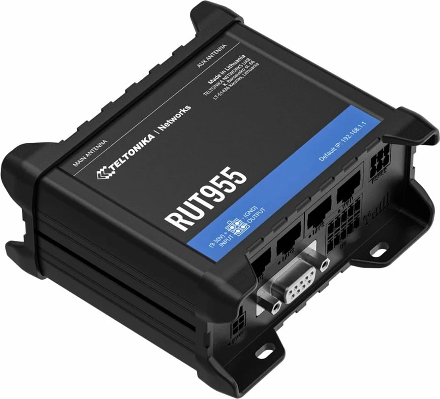 Router Teltonika RUT955 LTE Cat 4, 4 porta Ethernet, WiFi, i zi