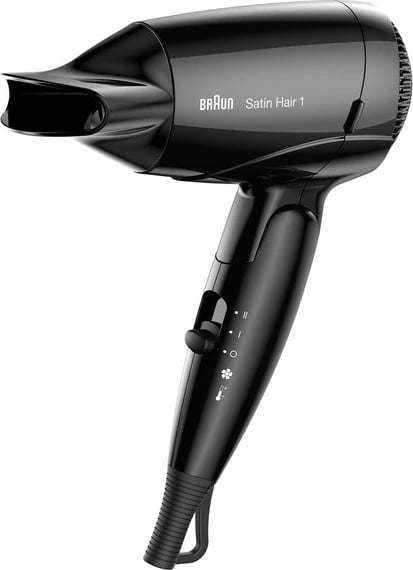 Tharëse flokësh Braun HD130, 1200 W, e zezë