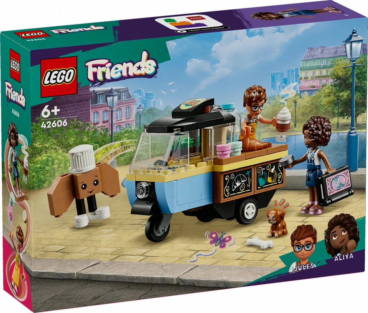 Set LEGO Friends Mobile Bakery 42606, 125 pjesë, për fëmijë, shumëngjyrësh