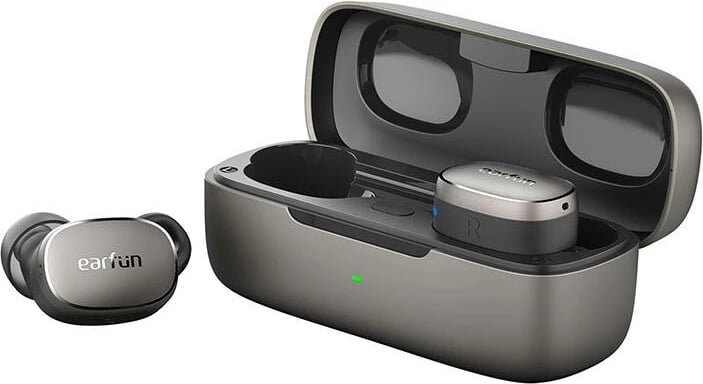 Kufje TWS EarFun Free Pro 3, ANC, pa tela, të zeza