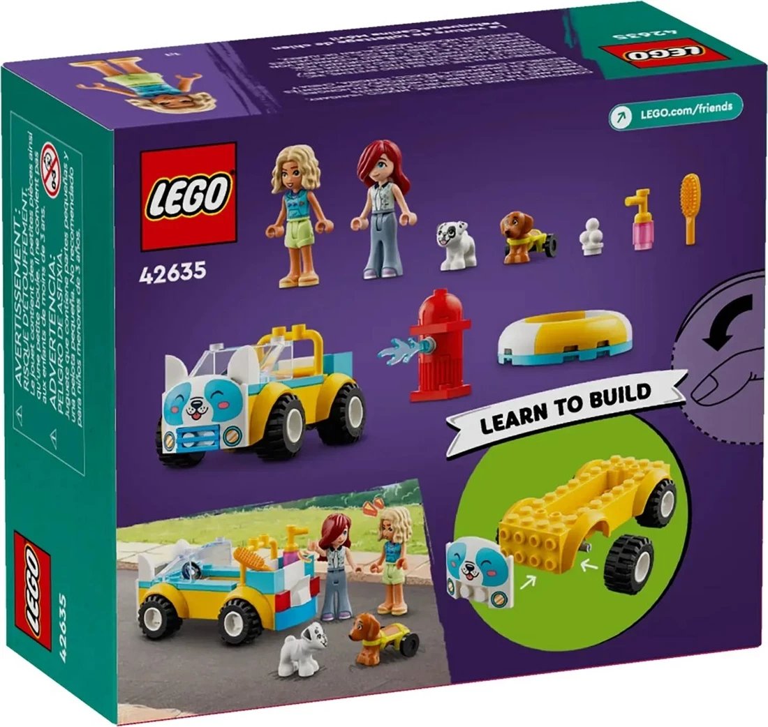 Set LEGO Friends 42635, Makina për kujdesin e qenve, 60 pjesë