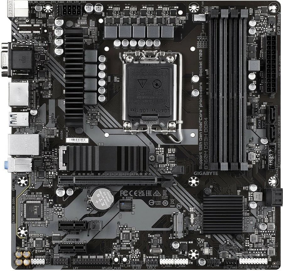 Pllakë amë Gigabyte B760M DS3H DDR4, Socket LGA1700, micro ATX