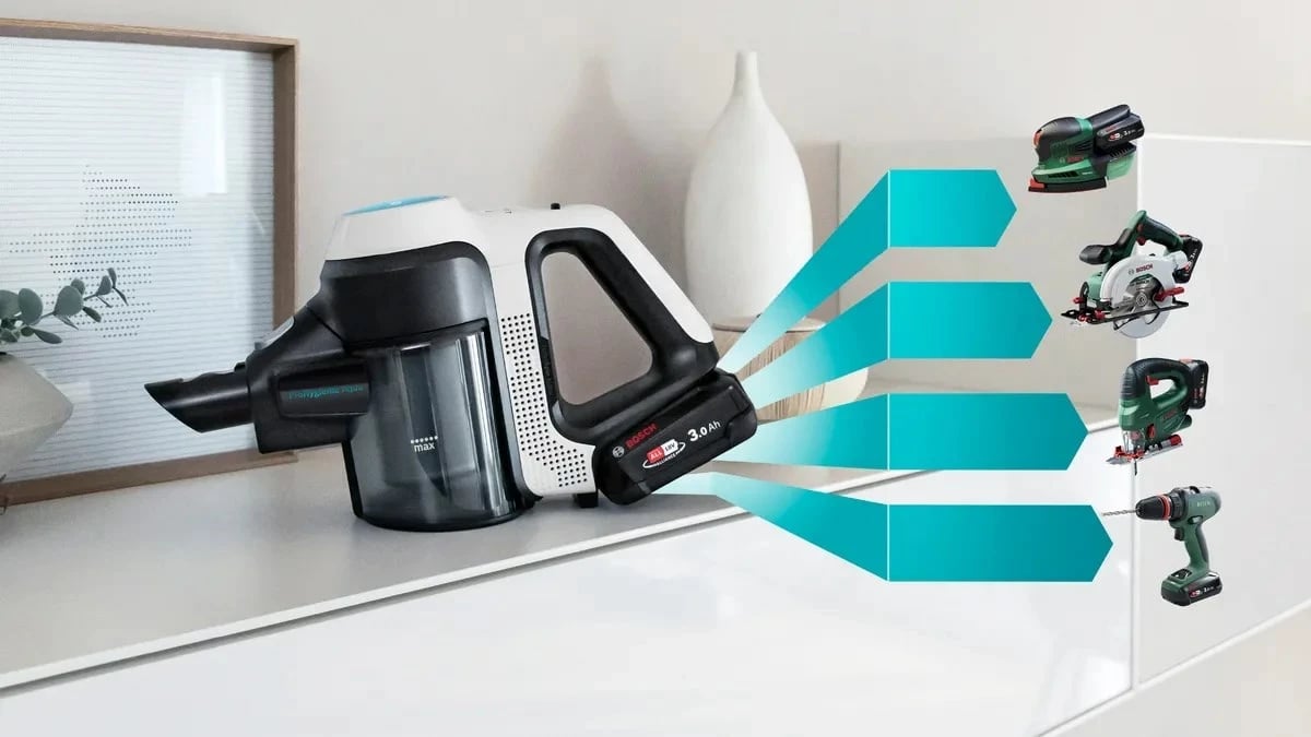 Fshesë pa kabllo 2-në-1 BOSCH Unlimited 7 ProHygienic Aqua, Bardhë