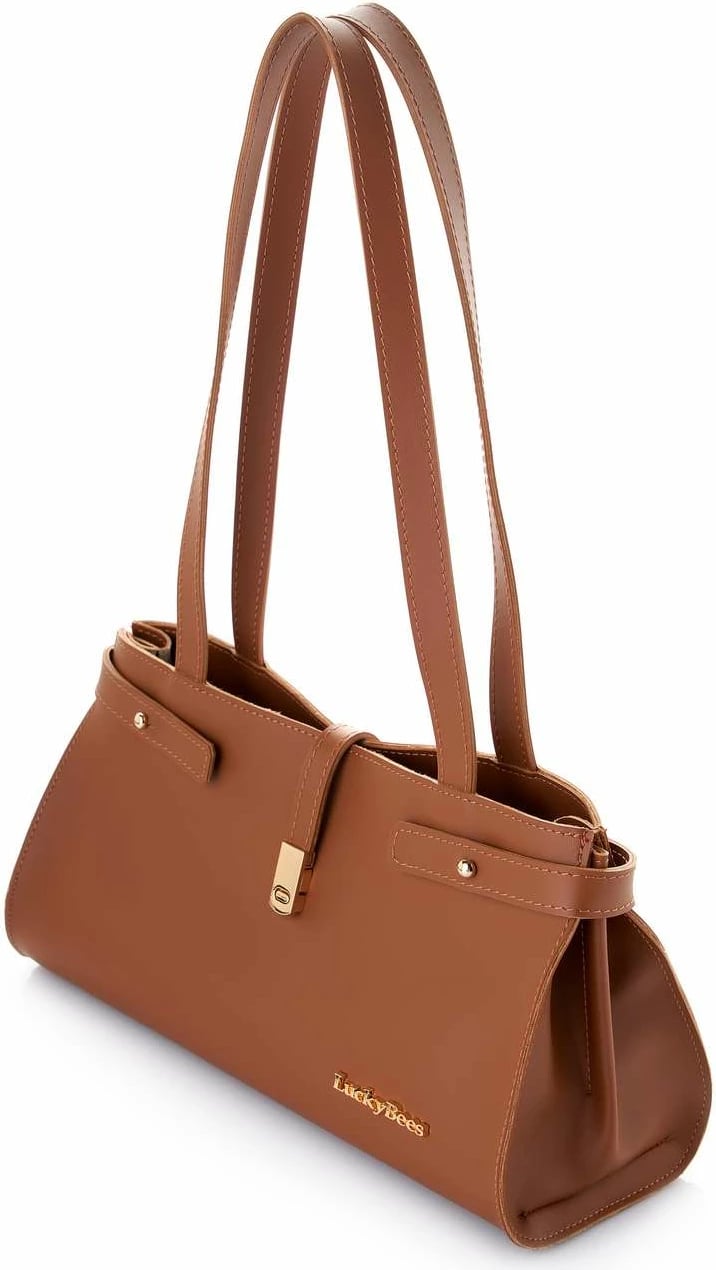 Çantë shpine ngjyrë tan Lucky Bees, Maya