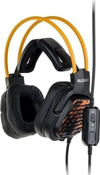 Kufje gaming A4Tech Bloody G565 Energy, virtual 7.1, USB, RGB, të zeza