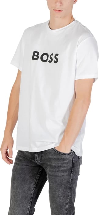 Maicë Boss për meshkuj, e bardhë