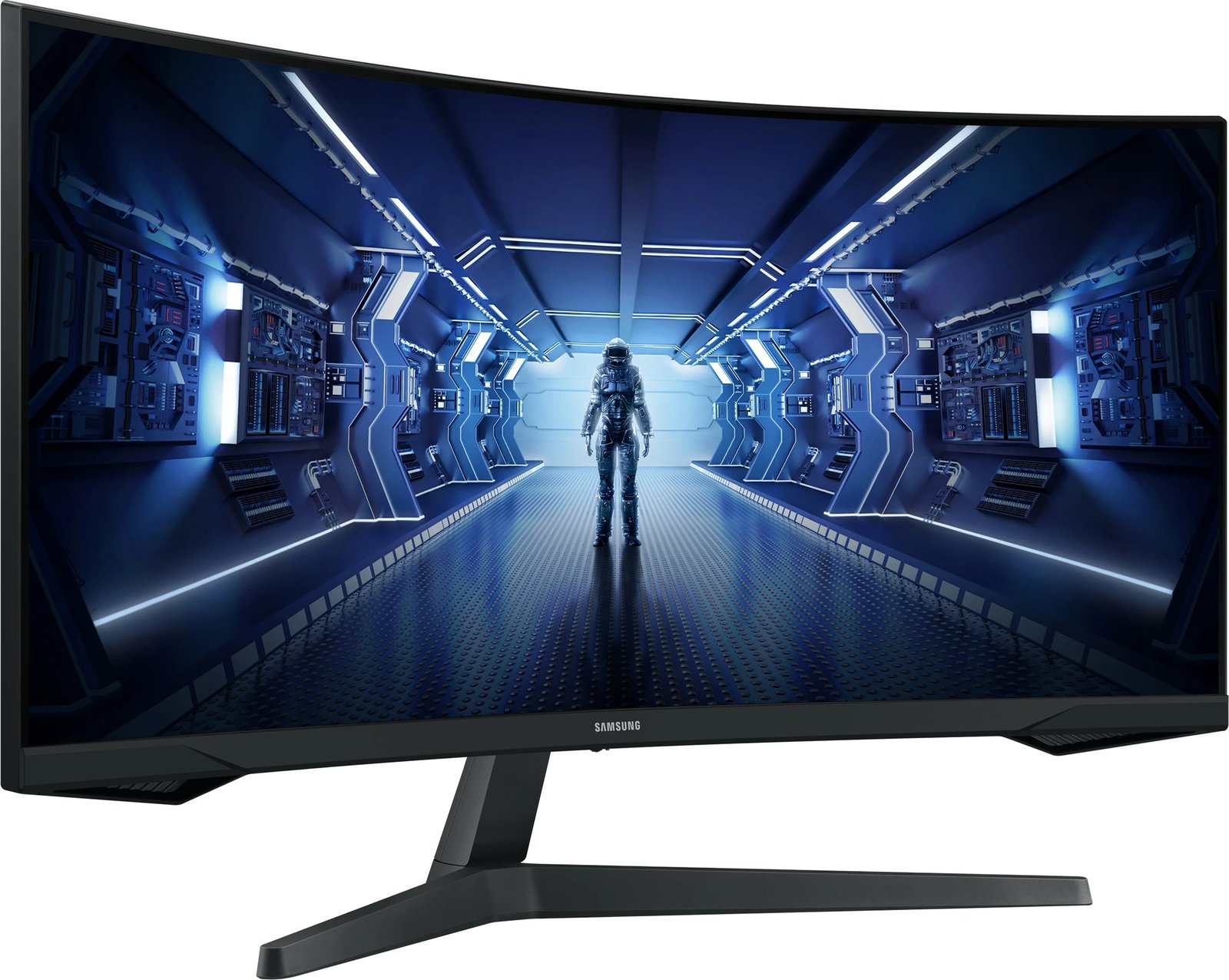 Monitor Samsung G55T, 34", UltraWide Quad HD, LED, 1 ms, i zi