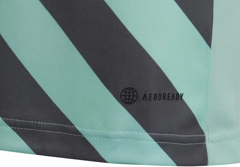 Fanellë për fëmijë adidas, ngjyrë mente me gri