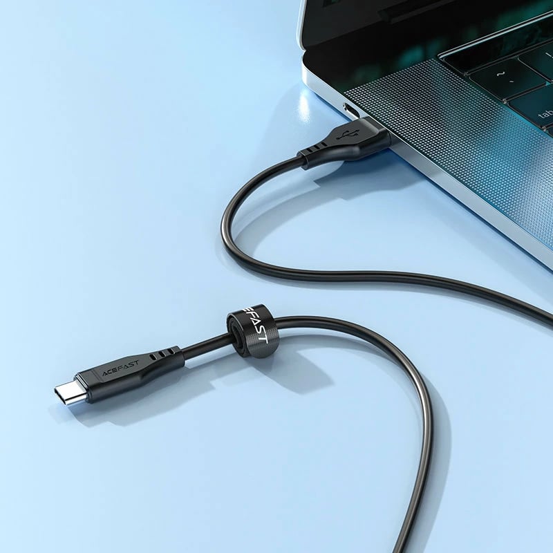 Kabllo USB Acefast C3-04, 1.2m, 3A, e bardhë