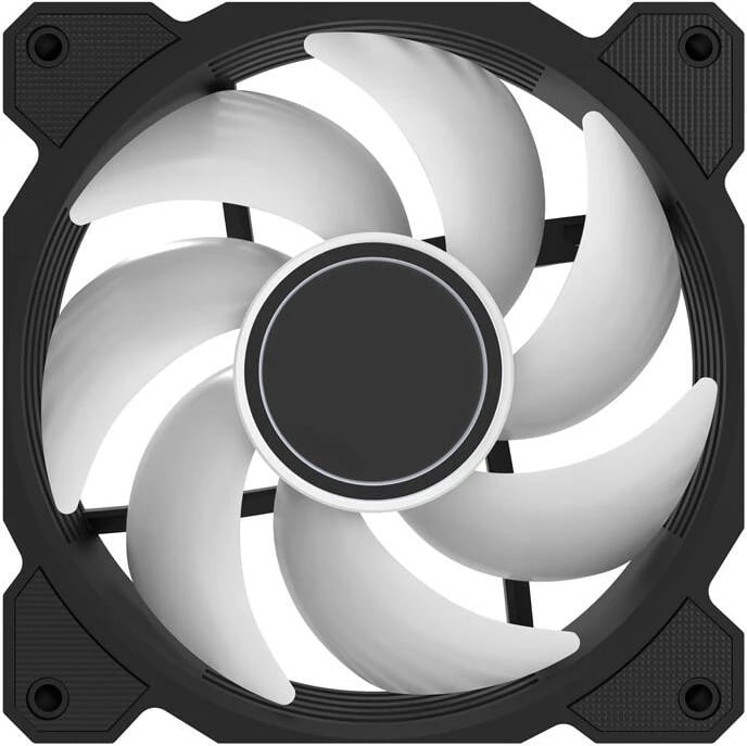 Kasë ftohëse Darkflash DR08, 5-in-1, PWM A-RGB, 120mm, e zezë