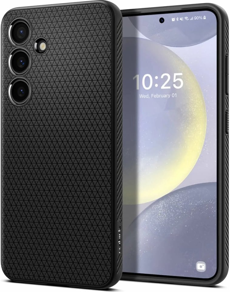 Mbështjellës Spigen Liquid Air për Samsung Galaxy S24+, Matte Black