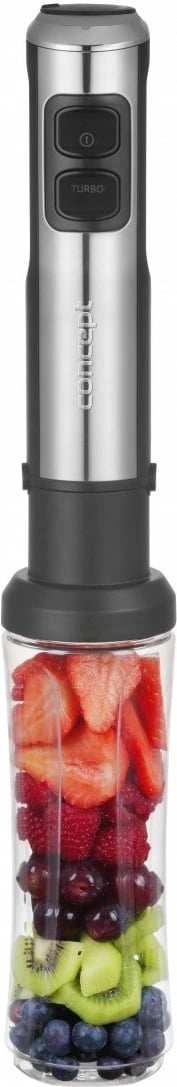 Blender dore Concept TM5500, 1500 W, set aksesorësh, Inox/zi