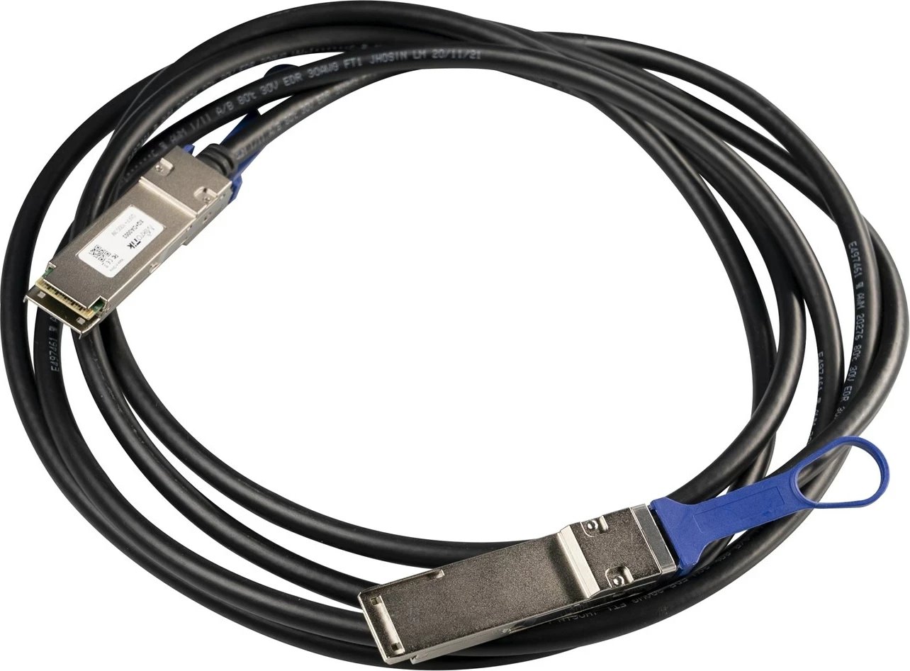 Kabëll MikroTik XQ+DA0003, InfiniBand, 3 m, QSFP+ në QSFP+, QSFP28 në QSFP28, Zi