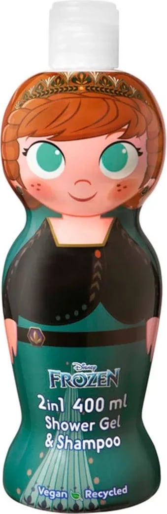 Xhel dushi & Shampon për fëmijë Disney Frozen Anna 400ml