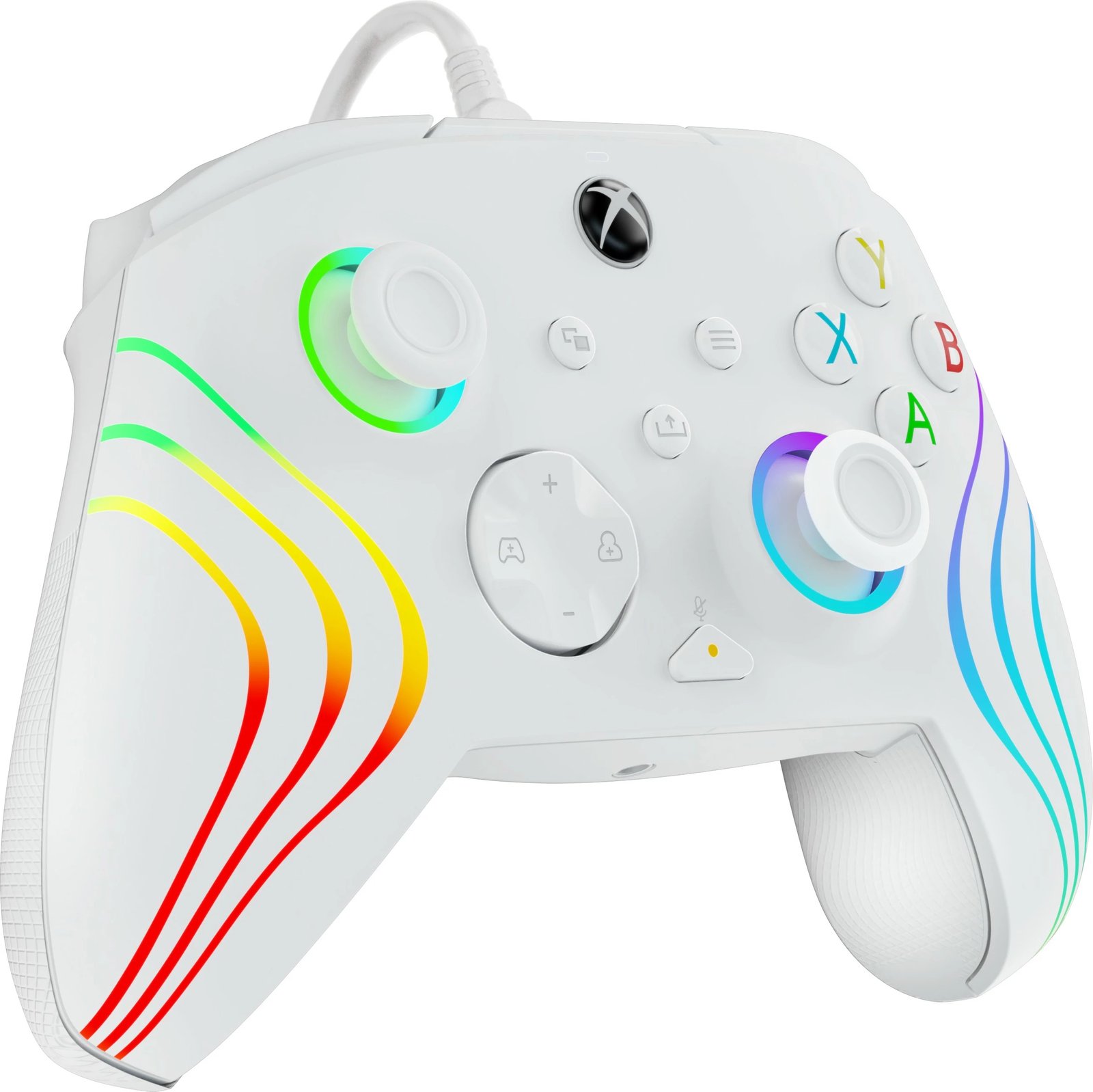 Gamepad PDP Afterglow Wave, Xbox Series X|S, PC, i bardhë Gamepad PDP Afterglow Wave, Xbox Series X|S, PC, i bardhë