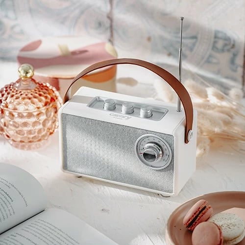 Altoparlant Bluetooth Camry CR1902, FM, USB-C, i bardhë