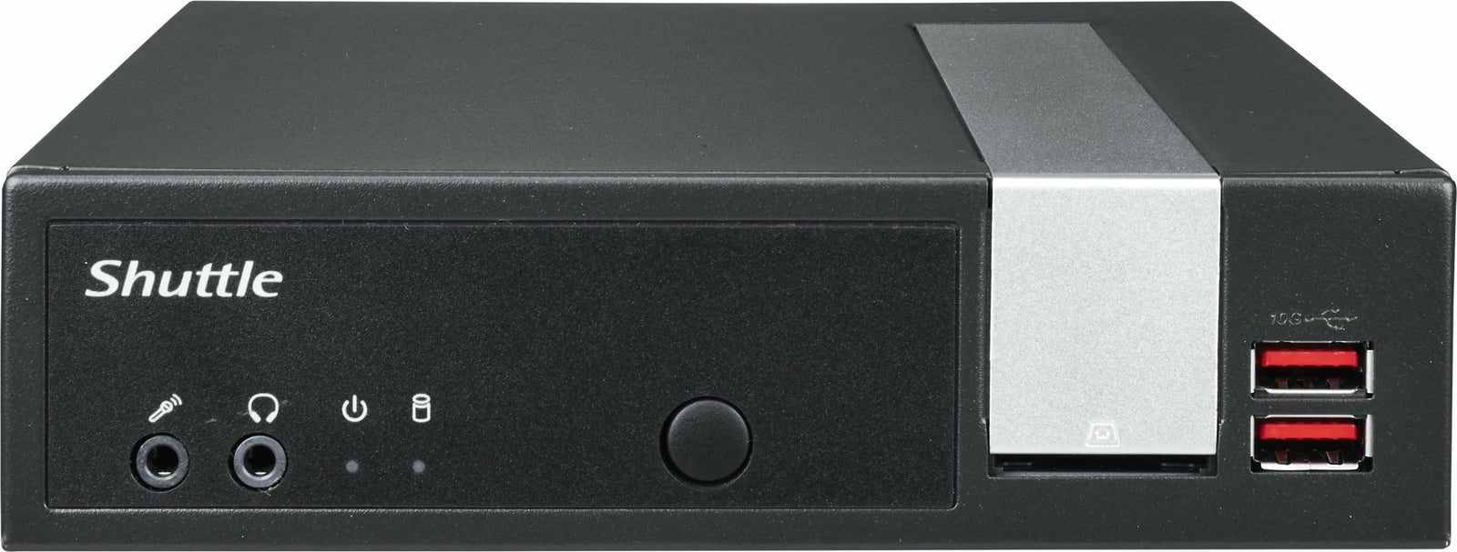 Mini PC Shuttle XPC slim Barebone DL20NV2, Celeron N4505, fanless, 1.35L, i zi
