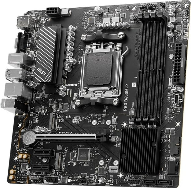 Pllakë amë MSI PRO B650M-P, Socket AM5, DDR5, micro ATX