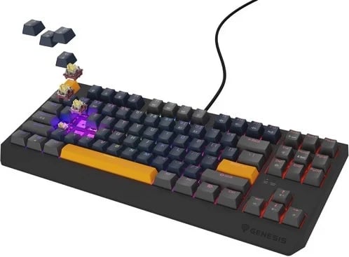 Tastaturë mekanike Genesis Thor 230 TKL, RGB, Outemu Panda, Naval Blue