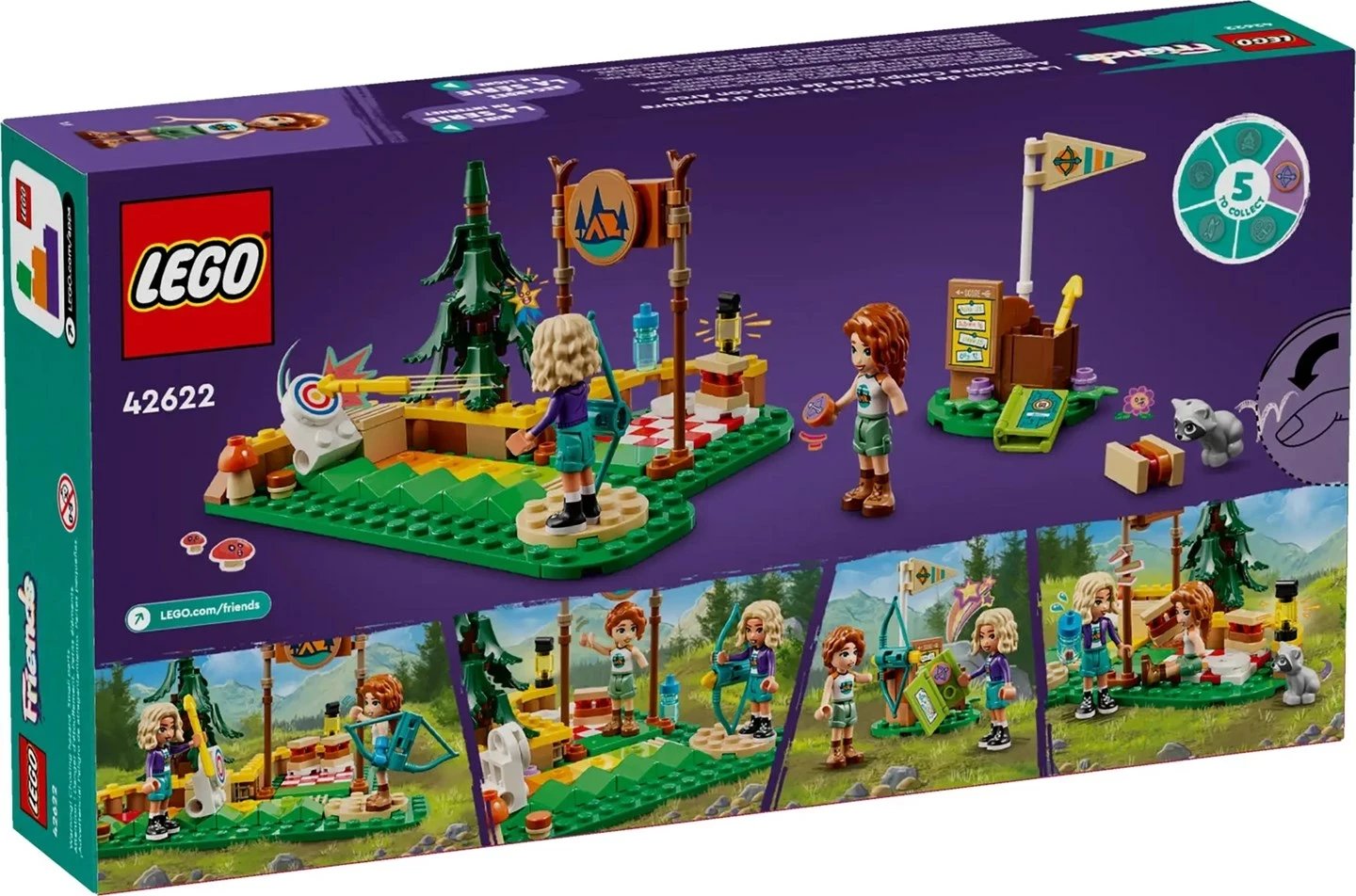 Set LEGO Friends Adventure Camp Archery Range, 157 pjesë