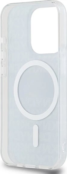 Mbështjellës DKNY IML Mono & Stripe MagSafe për iPhone 13 Pro Max, i zi