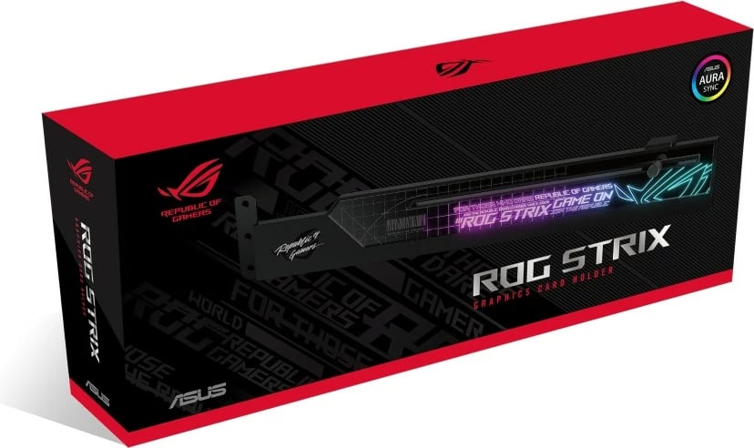 Mbajtëse kartelë grafike ASUS ROG STRIX HOLDER, RGB Mbajtëse kartelë grafike ASUS ROG STRIX HOLDER, RGB