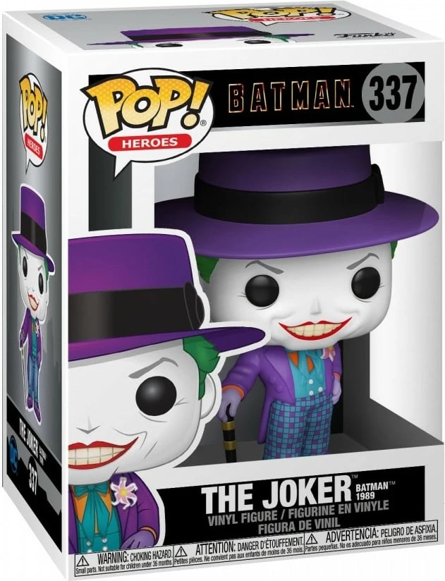 Figurinë Funko Pop Heroes Batman 1989 Joker, 9 cm, vjollcë