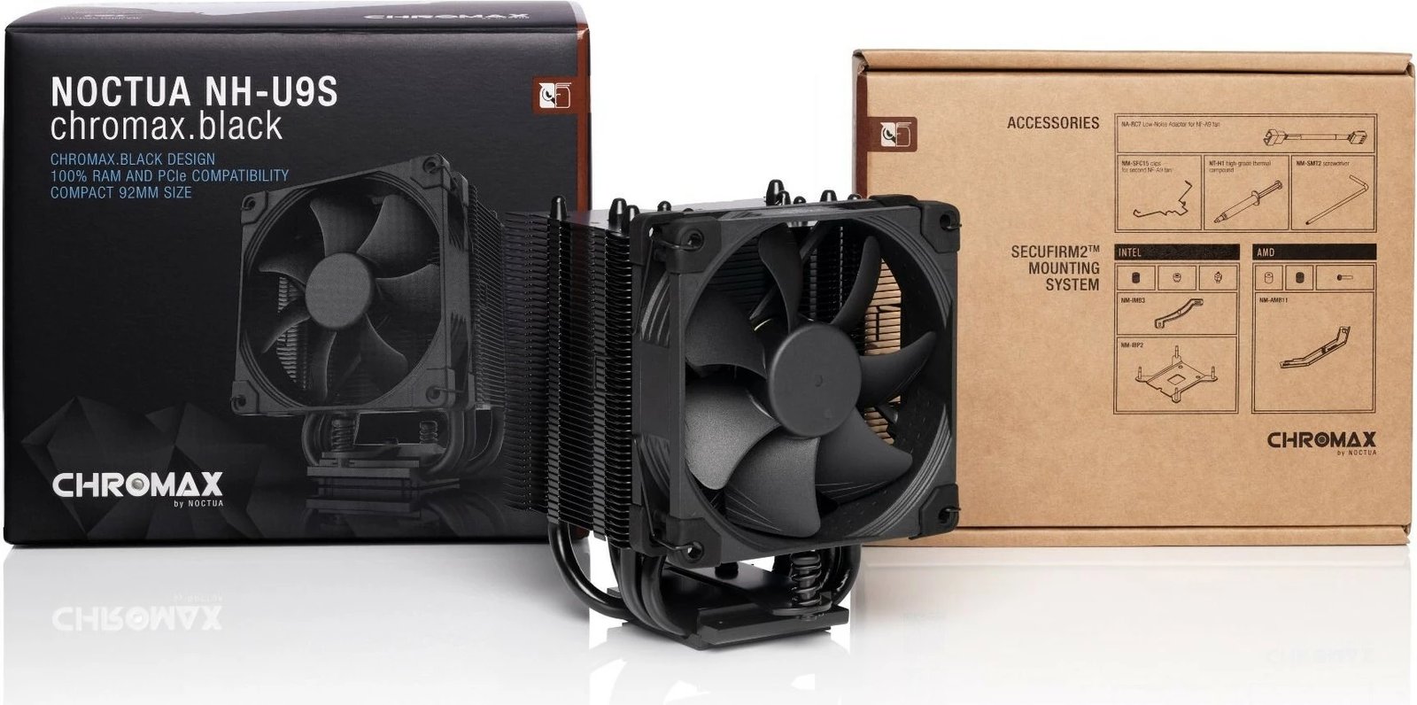 Ftohës procesori Noctua NH-U9S chromax.black, 92mm, i zi