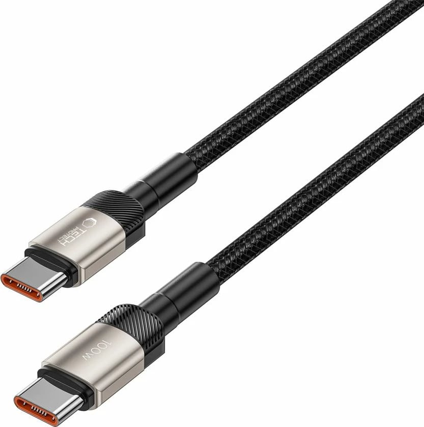 Kabllo USB-C/USB-C Tech-Protect UltraBoost Evo 1m, 100W, titanium