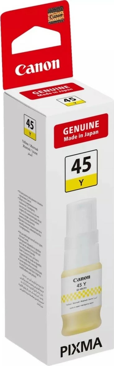 Toner Canon GI-45Y, për MAXIFY GX1040/GX2040, 40ml, Verdhë