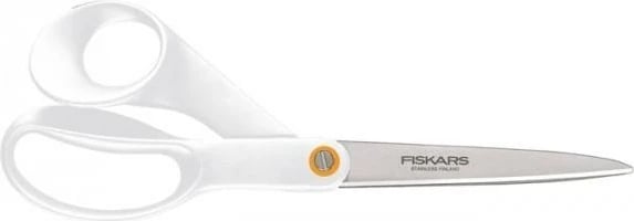 Gërshërë Fiskars F061200487, prerje e drejtë, Inox, Bardhë