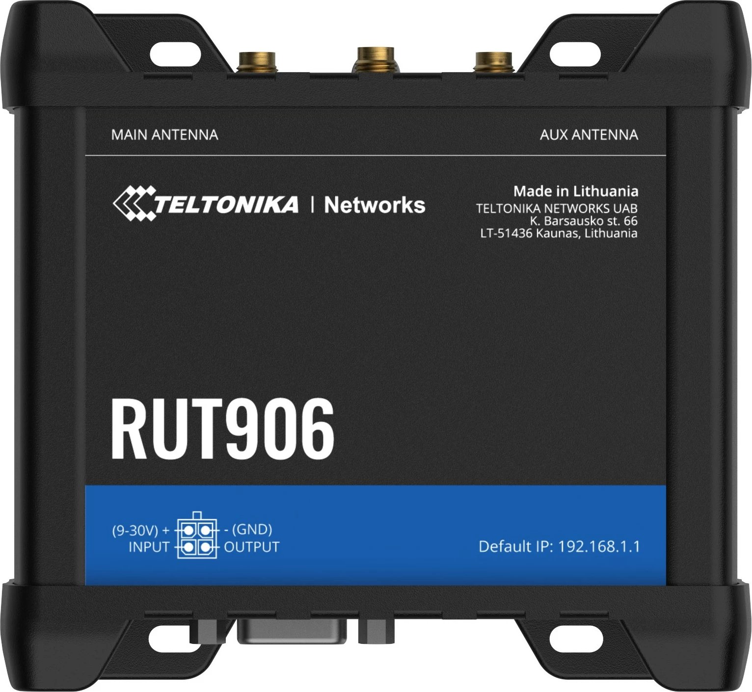 Router Teltonika RUT906, LTE Modem Router/WLAN, i zi, alumin