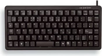 Tastierë Cherry G84-4100, Mini, Me kabllo, USB, AZERTY, Ngjyrë e zezë