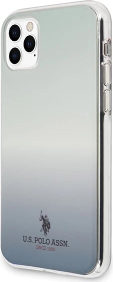 Mbështjellës U.S. Polo Assn. USHCN58TRDGLB për iPhone 11 Pro, Pattern Gradient, Kaltër
