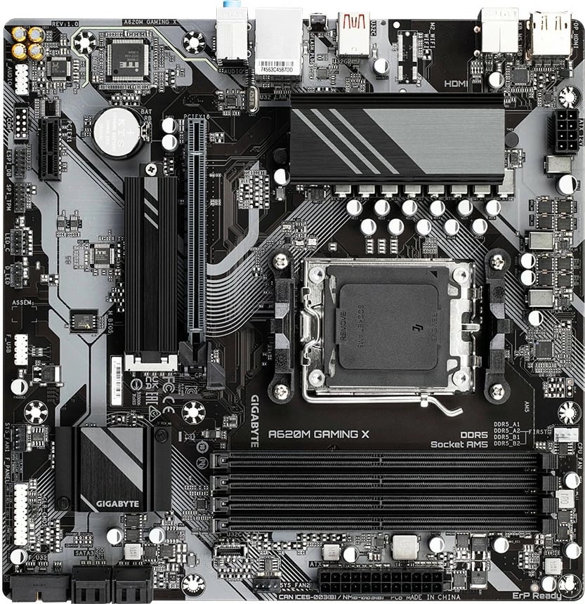 Pllakë amë Gigabyte A620M GAMING X, Socket AM5, DDR5, PCIe 4.0, AMD Ryzen 7000/8000