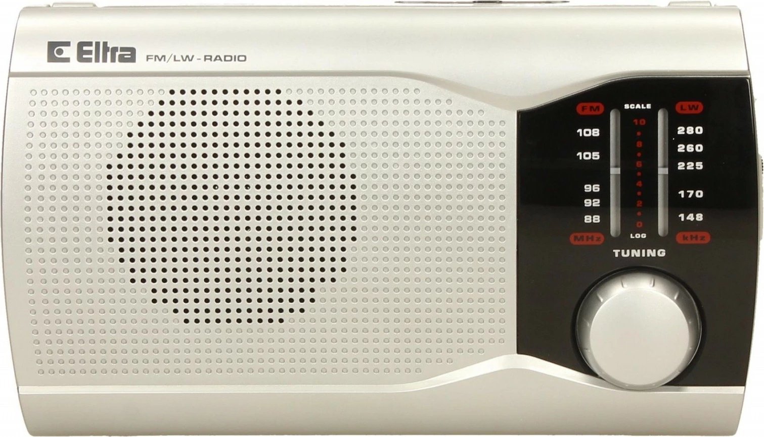 Radio portabile Eltra EWA Silver, mono, AM LW/FM, argjend