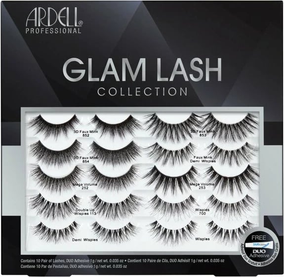 Qerpikë të rremë Ardell Glam Lash Collection për femra të zinj 1 copë