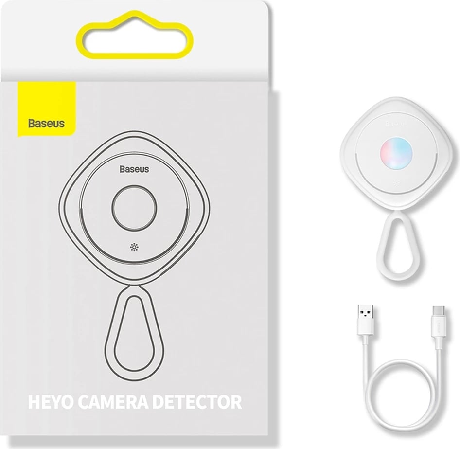 Detektor kamerash të fshehura Baseus Heyo FMHY000002, i bardhë Detektor kamerash të fshehura Baseus Heyo FMHY000002, i bardhë